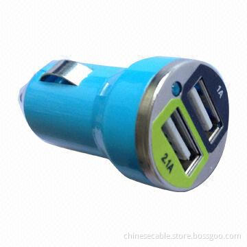 Color Car Charger with 5V Output Voltage